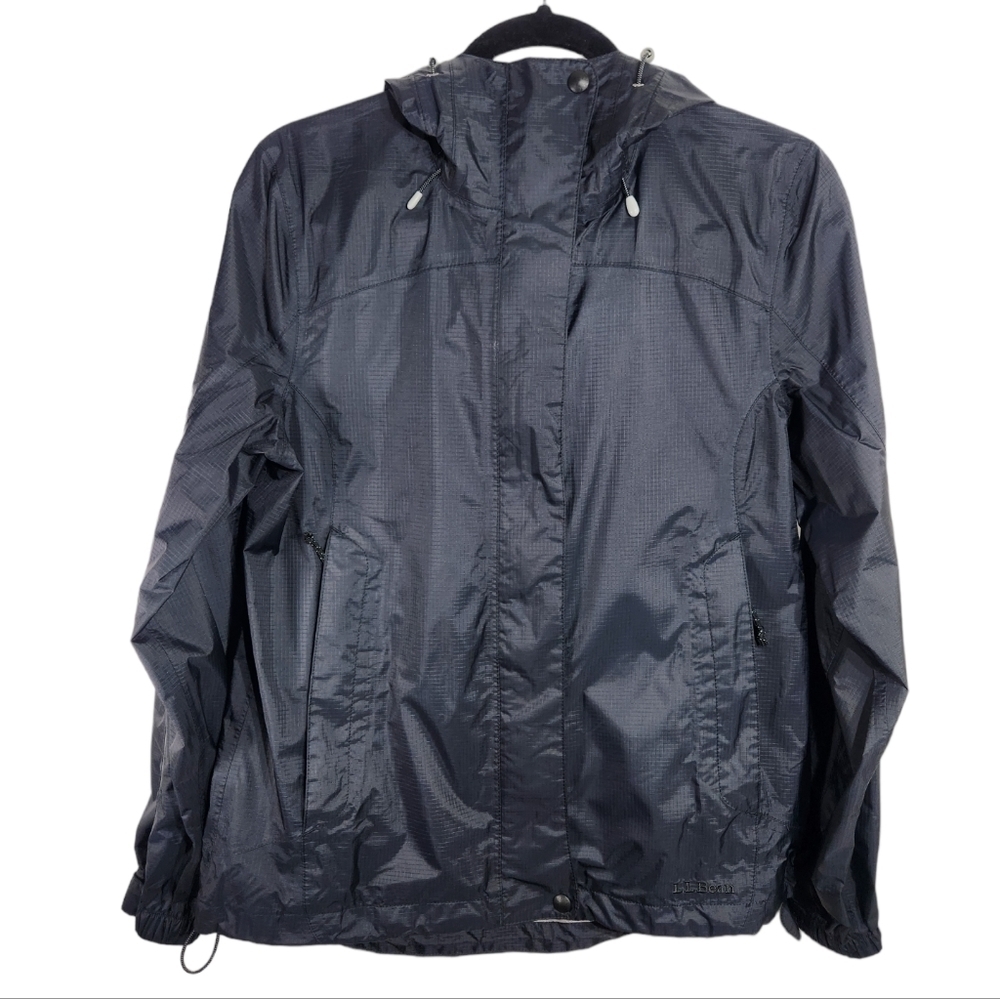L.L Bean Windbreaker Womens XS Black